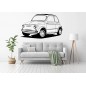 alte Fiat 500 Wanddekoration