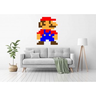 Pixel Mario Decorazione della parete