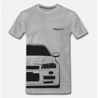 Skyline R34 vorne und hinten T-Shirt