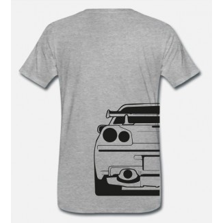 Skyline R34 vorne und hinten T-Shirt