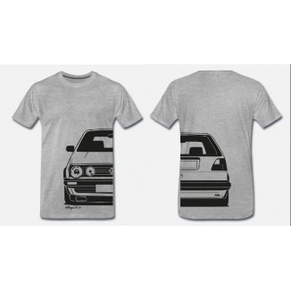 VW MK2 GTI T-Shirt vorne & hinten