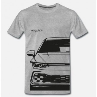 Anteriore e posteriore golf VW Mk8 GTI T-Shirt