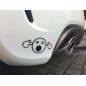 Freiliegende Auspuff Fun Sticker