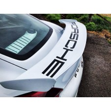 Spoiler Aufkleber Porsche Cayman GT4 gebogener Flügel Aufkleber