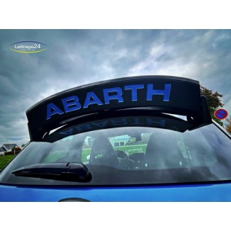 Abarth Spoiler Kit Anpassung Farbe 70 aniversario decal