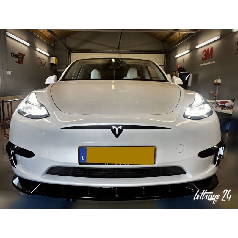 Modello Tesla Adesivo paraurti anteriore Y / Calander look modello S