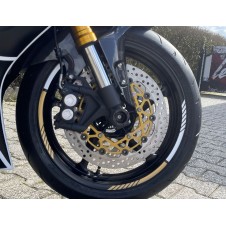 Set di adesivi per ruote di bici/motociclette, set di adesivi per cerchi personalizzabili