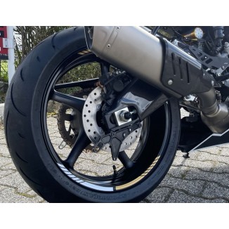 Set di adesivi per ruote di bici/motociclette, set di adesivi per cerchi personalizzabili