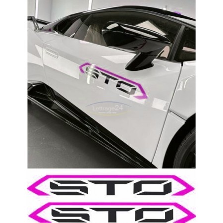 Lamborghini Huracan STO door decal Set