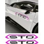 Lamborghini Huracan STO Türtattoo Set