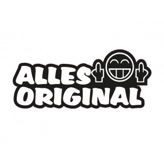 Original Alles Aufkleber