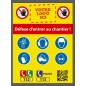 Panneau de Sécurité Chantier – Alu Dibond 42x32 cm Personnalisé Panneau de Sécurité Chantier – Alu Dibond 42x32 cm Personnalisé
