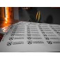 Lot d'étiquettes autocollantes Pro